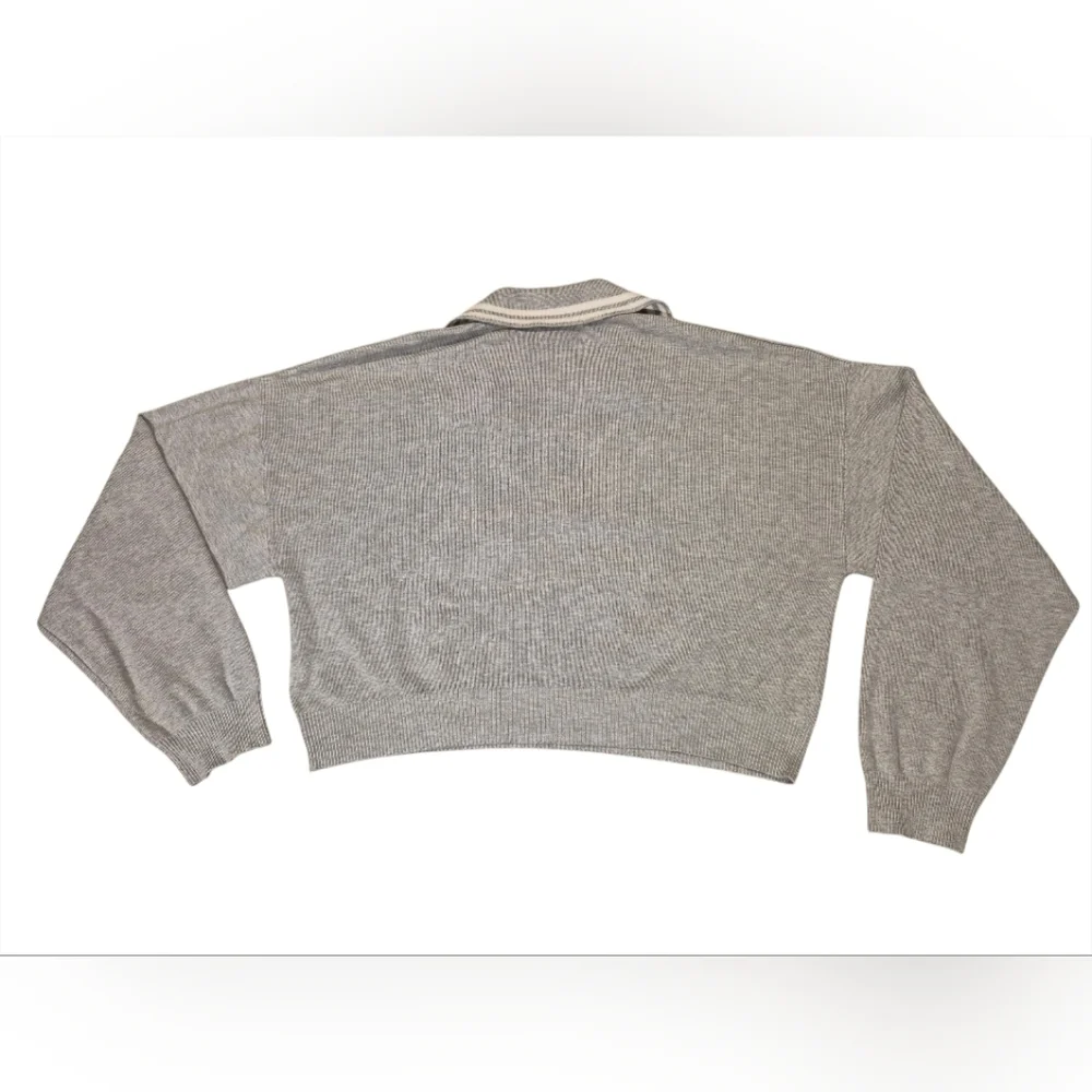 Garage Boxy Cropped Polo Sweater S Like New - Picture 8 of 13